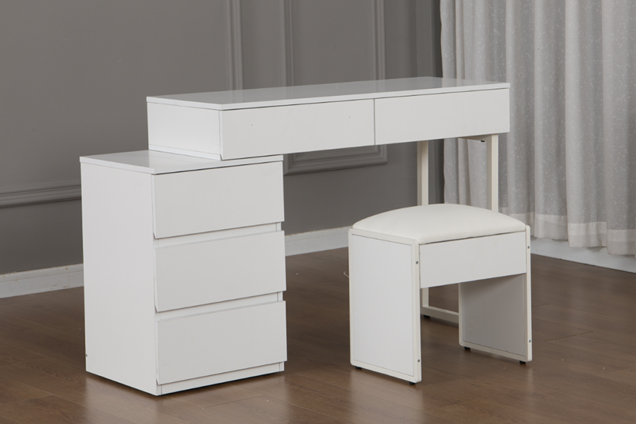 WSS992 Minimalistyczna toaletka w kolorze czystej bieli
