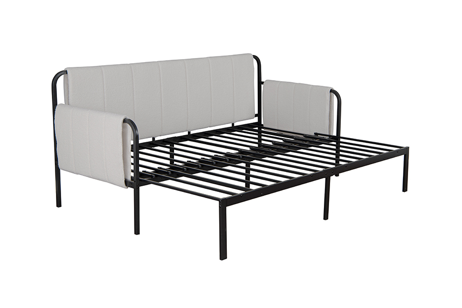 4712 Rozkładana sofa z tkaniny z wełny jagnięcej