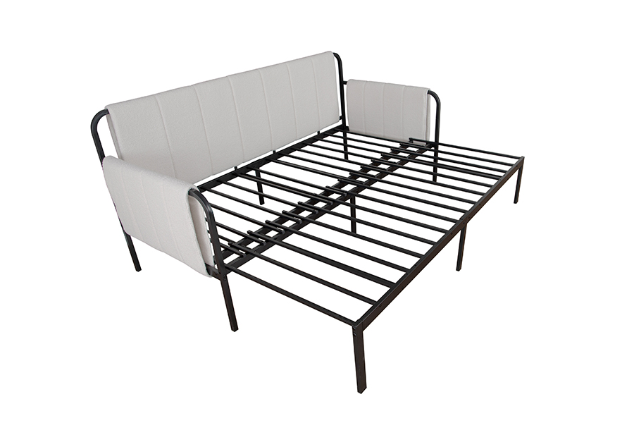 4712 Rozkładana sofa z tkaniny z wełny jagnięcej