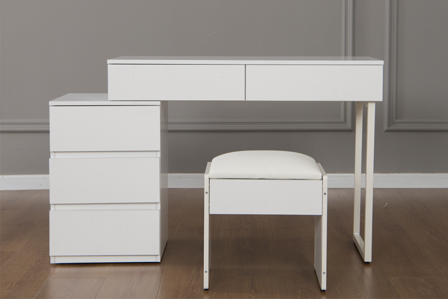 WSS992 Minimalistyczna toaletka w kolorze czystej bieli