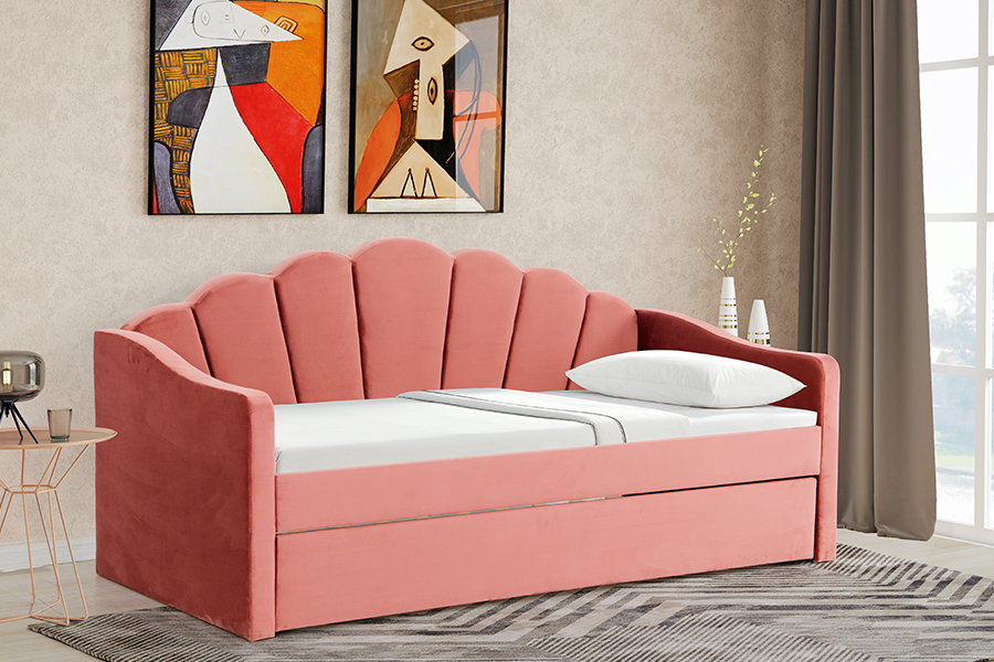 4270 Sofa Morandi Różowa Łóżko
