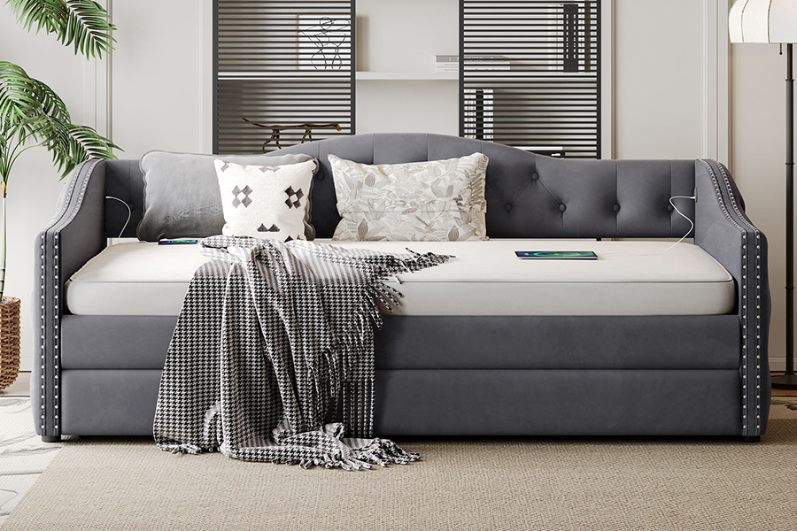 N17 Wielofunkcyjne łóżko rozkładane Funkcja przechowywania Rozkładana sofa