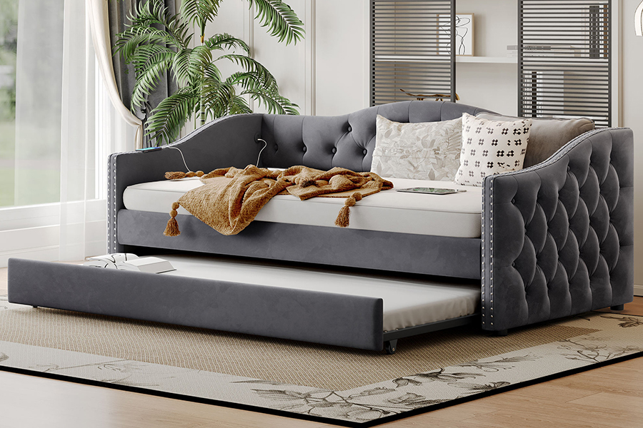 N17 Wielofunkcyjne łóżko rozkładane Funkcja przechowywania Rozkładana sofa