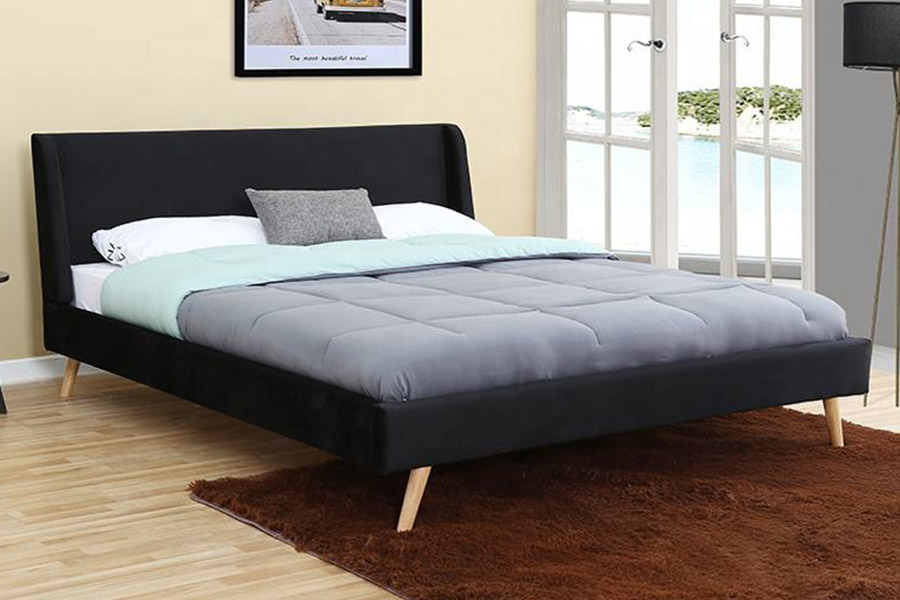 1385 Nowoczesna, podnoszona rama łóżka hotelowego Szuflady do przechowywania Rama łóżka